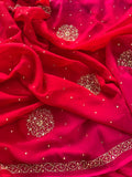 The Red-Rani Ombré Chiffon
