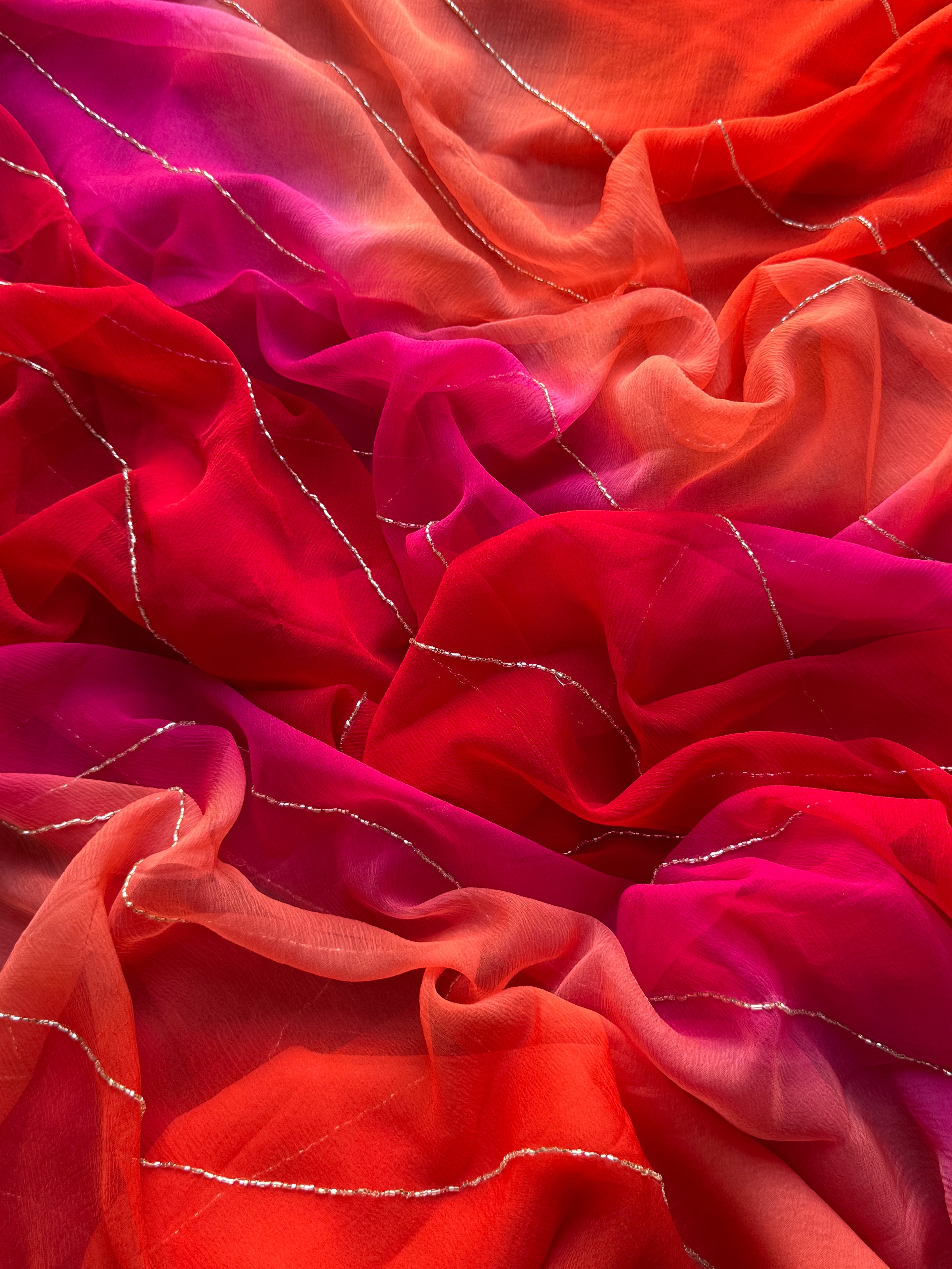 Color bloom chiffon