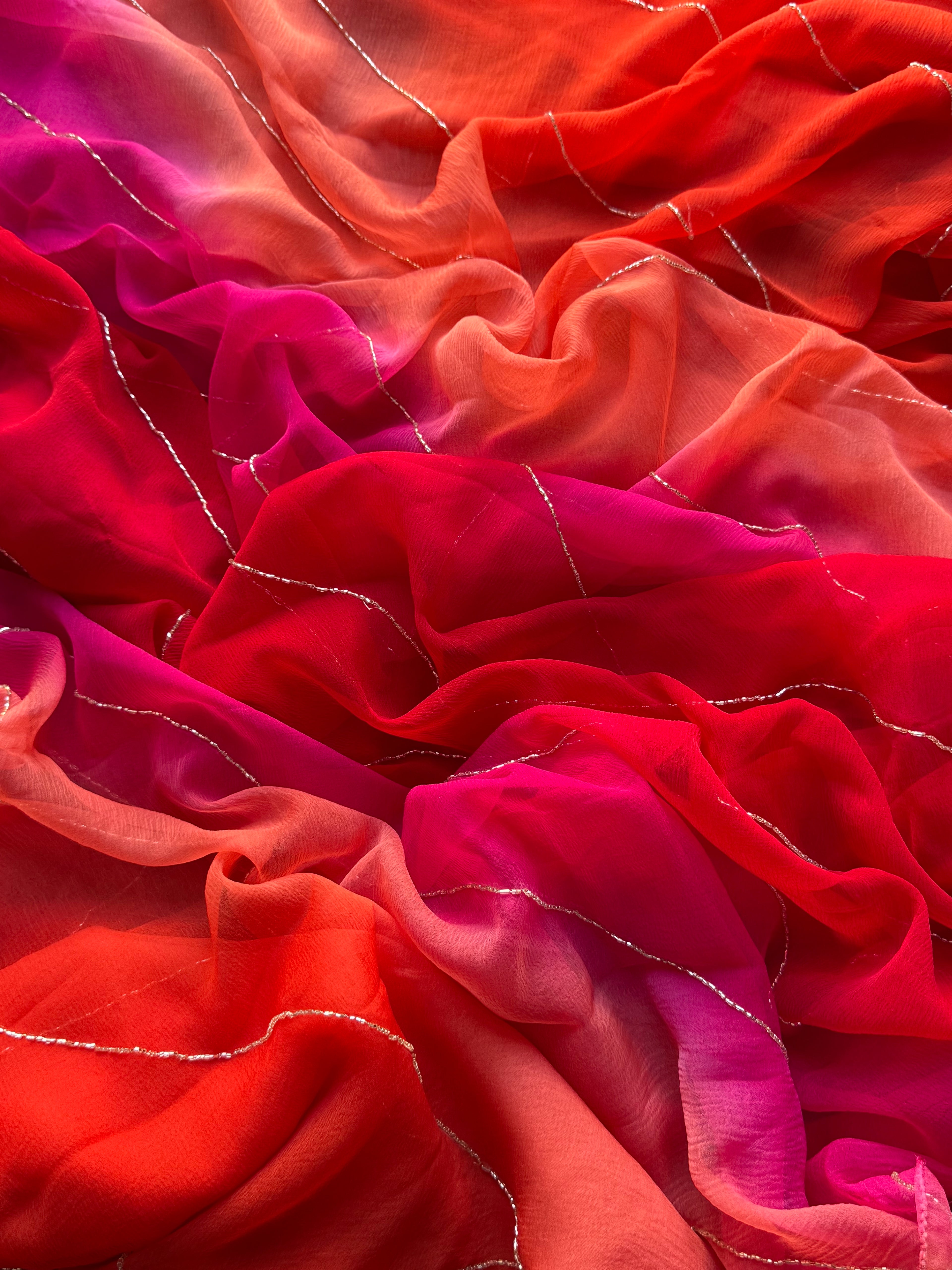 Color bloom chiffon