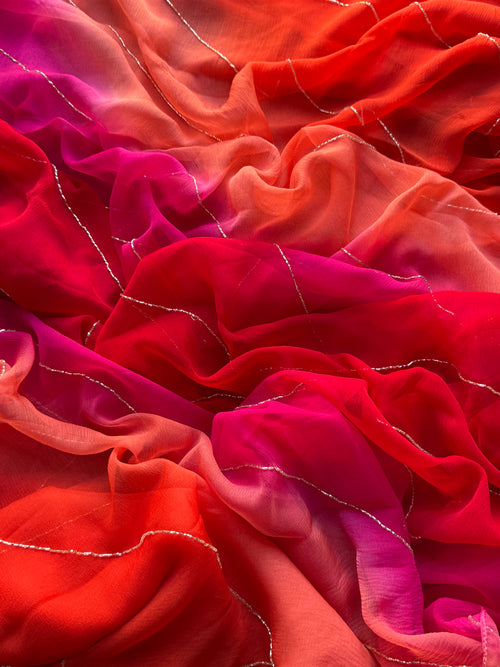 Color bloom chiffon